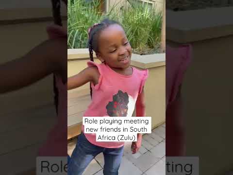American kids speaking Zulu