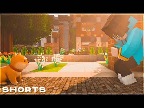 #Shorts - 😱😍 WHAT A CUTE PUPPY 😍😱 - Minecraft Roleplay In Spanish.  Ft. @SrtaCatana