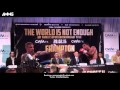 The World Is Not Enough - Boxing Press Conference.
