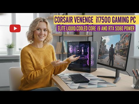 Corsair Vengeance i7500 Gaming PC: Elite Liquid Cooled Core i9 and RTX 5080 Power