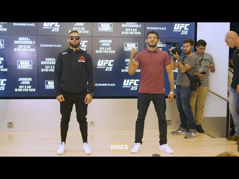 UFC 215 Media Day Staredowns - MMA Fighting
