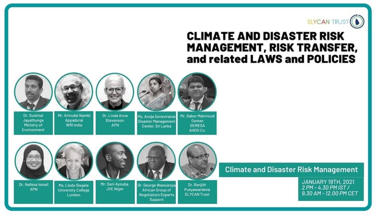 Climate and Disaster Risk Management