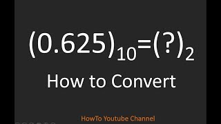 How to Convert Real number to Binary format