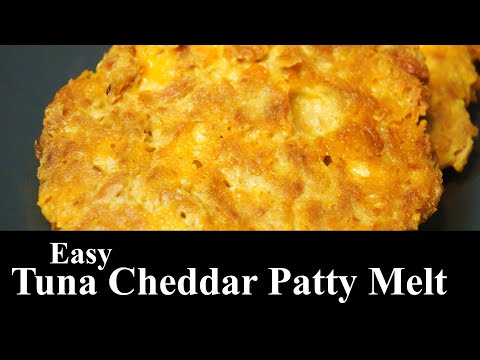 Easy Homemade Tuna Cheddar Patty Melt | TUNA | Cheddar Cheese | The Southern Mountain Kitchen