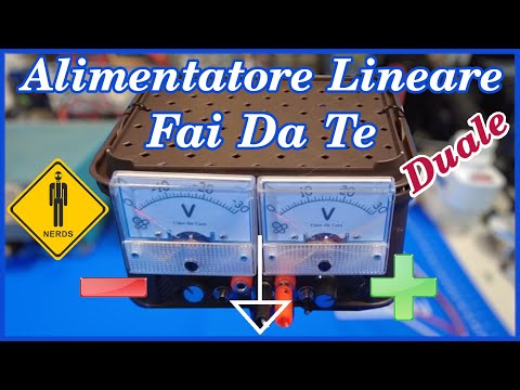 Alimentatore da banco Lineare Duale Fai Da Te