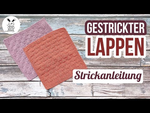 Gestrickter Lappen Strickanleitung