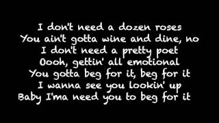 nicki minaj ft ariana grande get on your knees lyrics hd