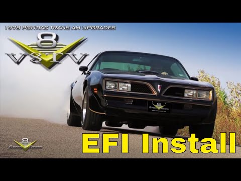 1978 Pontiac Trans Am FAST EZ EFI Fuel Injection Overdrive Engine Upgrades V8TV V8 Speed & Resto