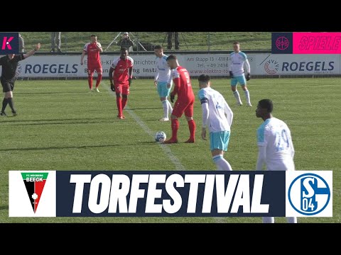 Jeff-Denis Fehr mit Platzverweis nach Wrestling-Attacke | FC Wegberg-Beeck - FC Schalke 04 II