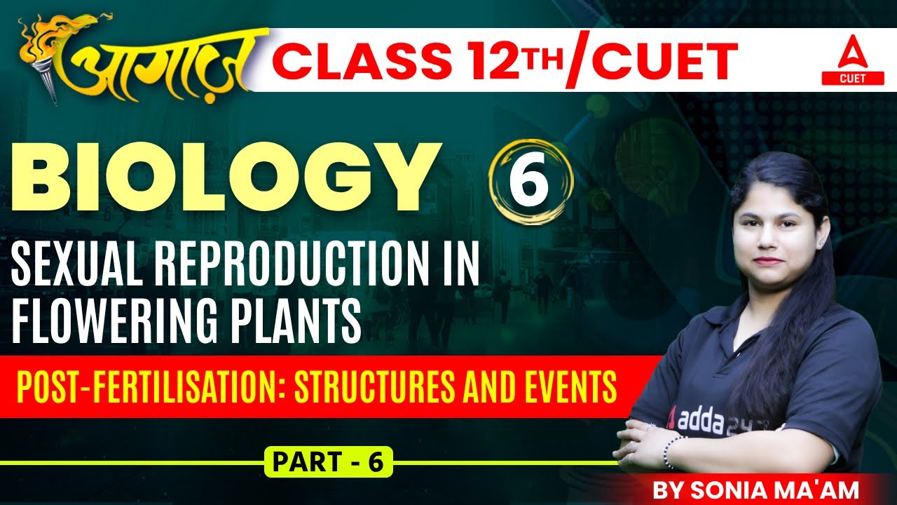 Post Fertilisation Structures and Events | Biology Chapter 1 | Class 12 and CUET 2024