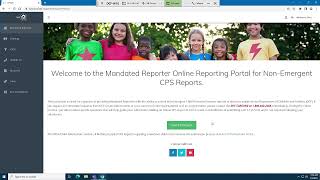 DCF Mandated Reporter Portal Training