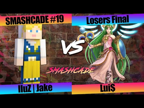Smashcade #19 SSBU Ultimate- LF: Iluz | Jake (Minecraft Steve, Mario) VS Lui$ (Palutena, Mario)