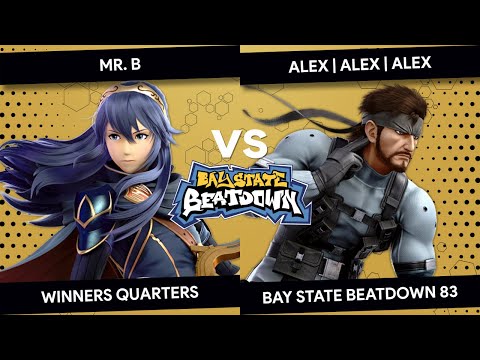 Bay State Beatdown 83 - Mr. B (Lucina) vs Alex | Alex | Alex (Snake) - Winners Quarters