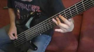 Cradle of Filth cover- thirteen autumns and a widow - on bass