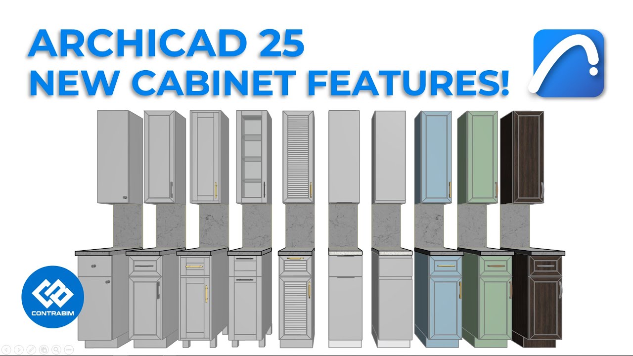 Explore the New #Archicad 25 Casework Objects!