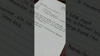 Download lagu Contoh Surat Izin Tidak Masuk Sekolah Karena Sakit #surat #tulisan #handwriting #fypシ゚ #shorts mp3