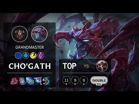 Cho'Gath Top vs Sett - EUNE Grandmaster Patch 10.13