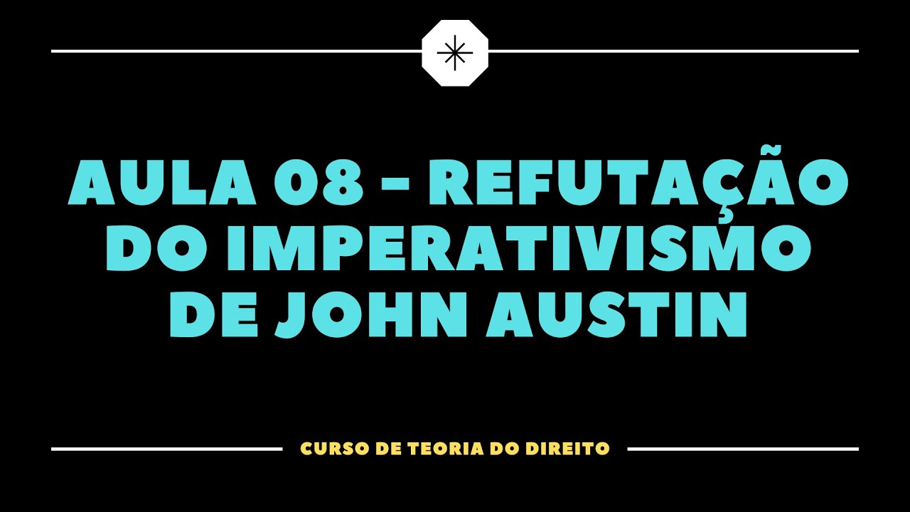 Teoria do Direito Aula 08 - Refutação do Imperativismo de John Austin