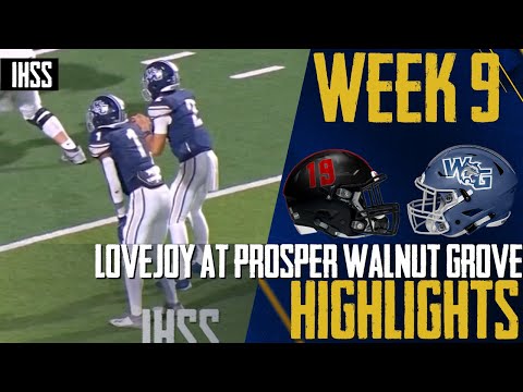 Thrilling High School Football: Walnut Grove vs Lovejoy Game Highlights!
