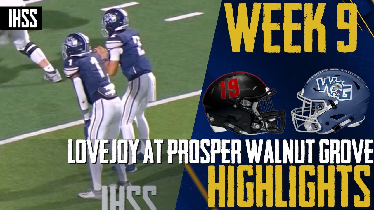 Thrilling High School Football: Walnut Grove vs Lovejoy Game Highlights!