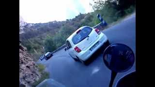 preview picture of video 'Gorges Verdon Rive droite  en remontant sur Castellane 1200 GS'