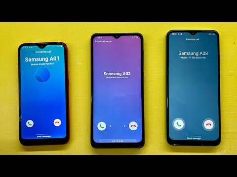 Samsung Galaxy A01 Vs Samsung Galaxy A02 Vs Samsung Galaxy A03 Incoming Calls at the same time ring