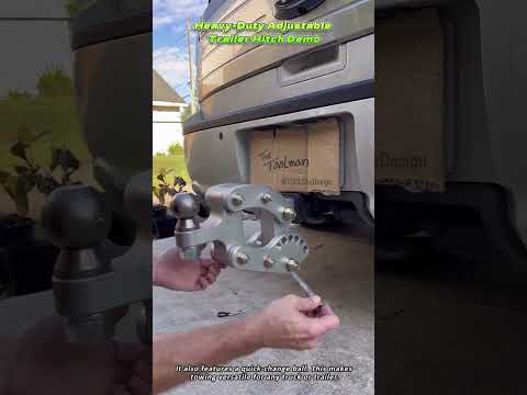 Heavy Duty Adjustable Trailer Hitch Demo
