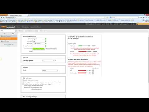 (6) WHM (Cpanel) - Learn How To Create Accounts