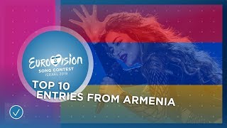 TOP 10: Entries from Armenia 🇦🇲 - Eurovision Song Contest