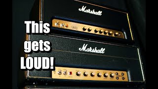 Video thumbnail for Marshall Origin 50h vs 50 watt Marshall Plexi (the1987x) by Elmo Karjalainen