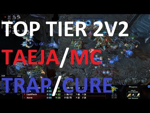 PRO KOREAN 2V2 - TaeJa-MC vs Trap-Cure! - Starcraft 2