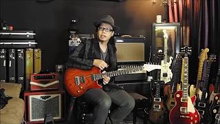 Video thumbnail for Kaminari Guitars 神鳴Liquid-2 Demo by Ryu's Guitars