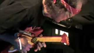 Hal McGee at Laboratory Music 5 - plastic toy electric rock guitar noise improvisation jam