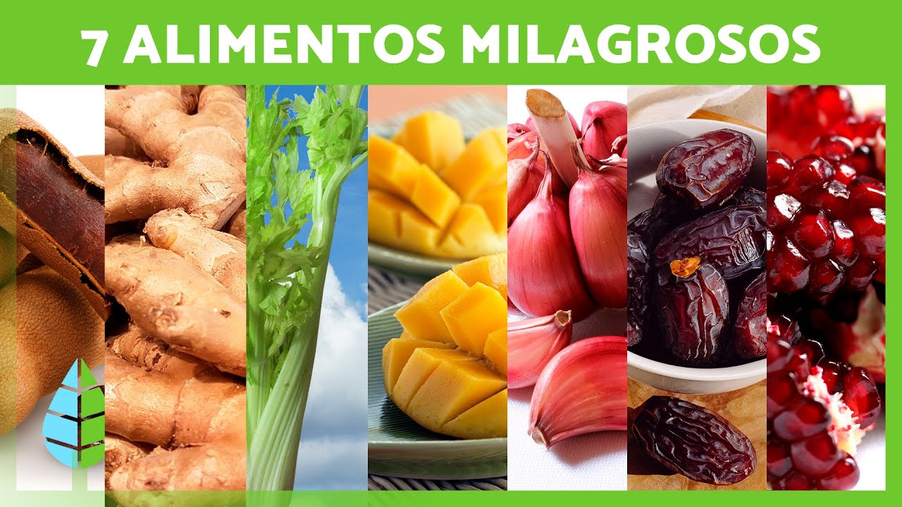 7 ALIMENTOS PODEROSOS con PROPIEDADES MEDICINALES 🥭✅ ¡Inclúyelos en tu Dieta!