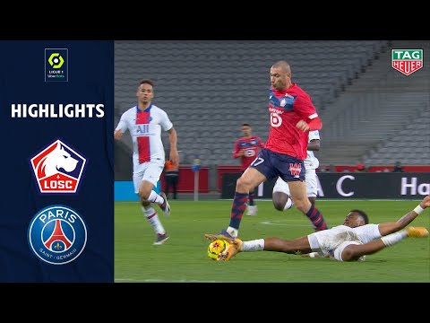 Gols e lances de Lille x PSG