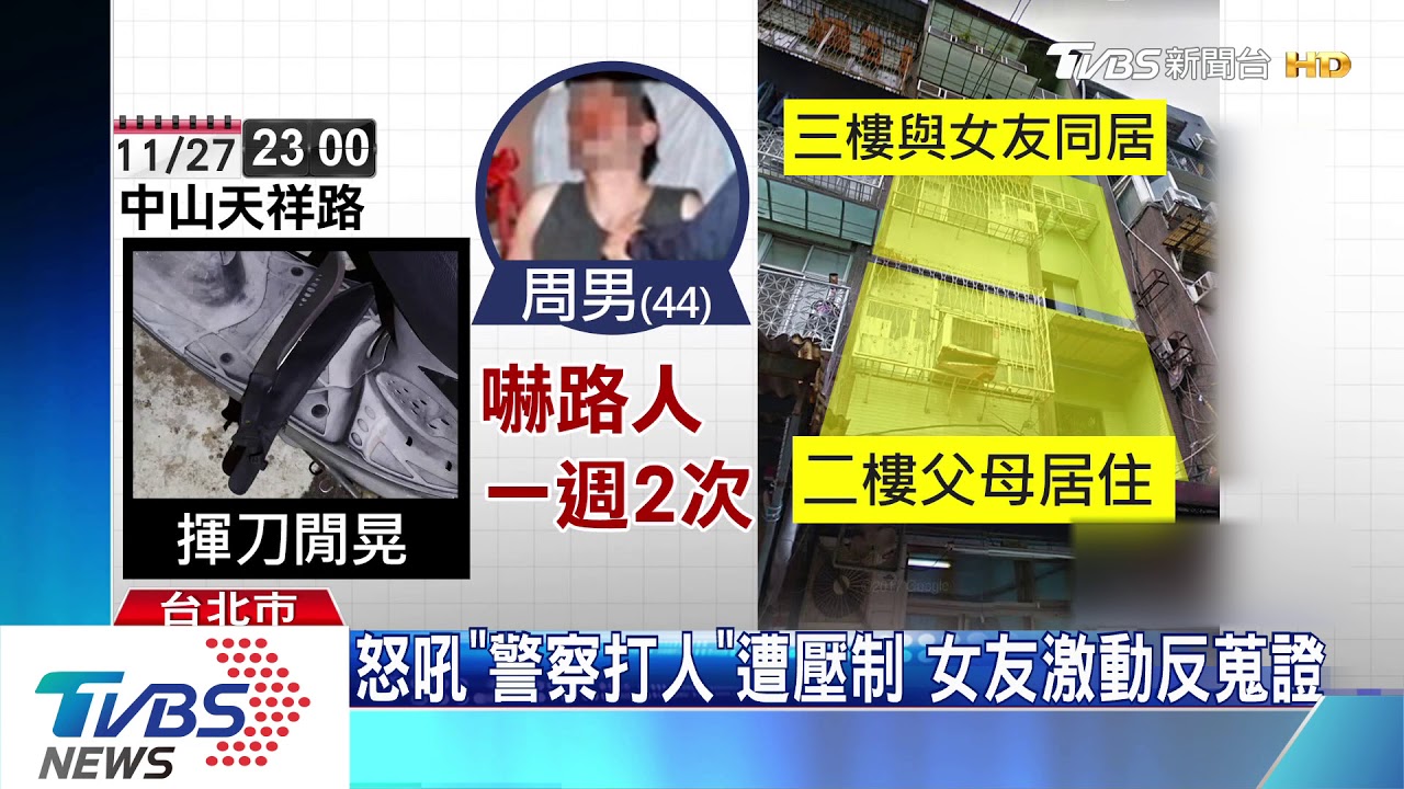 恐怖！當街揮刀「趴趴走」　鄰居嚇壞報警