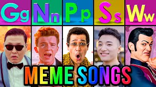 Download lagu Meme Songs From Each Letter (A to Z) mp3