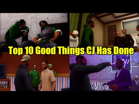 Top 10 Good And Honorable Things CJ Did- GTA San Andreas Lore Explained