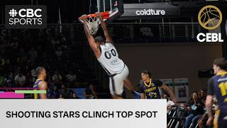 Playoff-bound Shooting Stars clinch 1st in East with win over Stingers