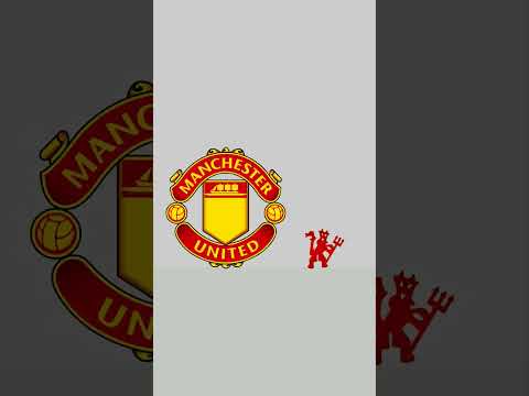The Manchester United devil escapes the logo..! #animation #shorts #manchesterunited #devil