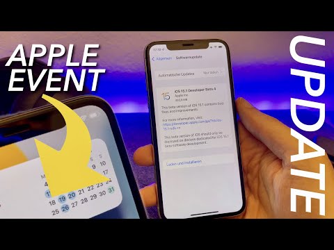 iOS 15.1 BETA 4 & iOS 15.0.2 sind da und bügeln einige BUGS aus, Apple Event - APPLE UPDATE News