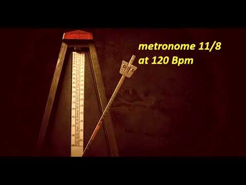 metronome 11/8 at 120 Bpm
