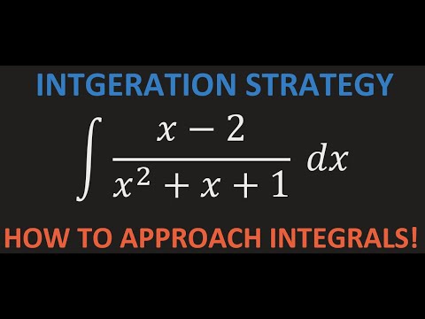Math 1207-R03 Lecture 10 - Integration Strategy - How to do integrals; Intro to Improper Integrals