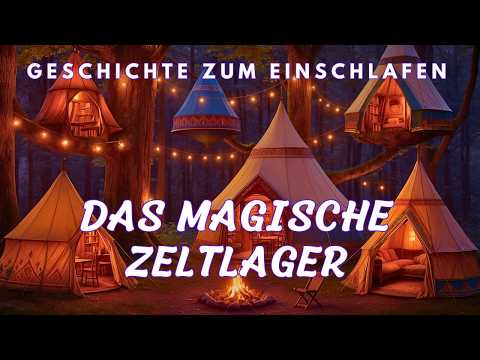 🌙 Einschlafgeschichte: Das magische Zeltlager – Fantastische Gute-Nacht-Geschichte zum Entspannen ✨