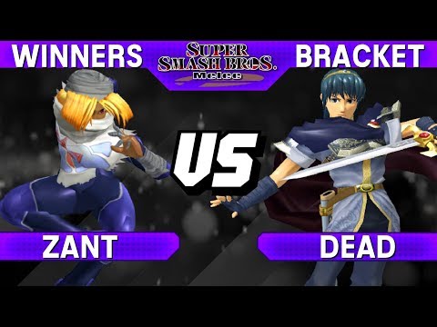 Smash Melee - Zant (Sheik) vs Dead (Marth) - S@LT 141 Winners Bracket