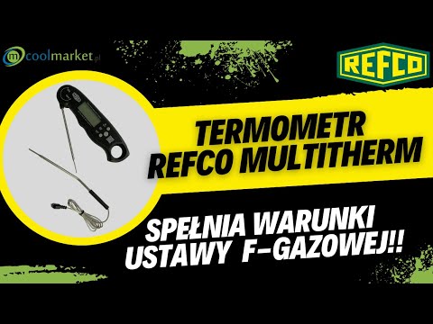 Termometr do ustawy F-Gazowej REFCO Multitherm - zdjęcie