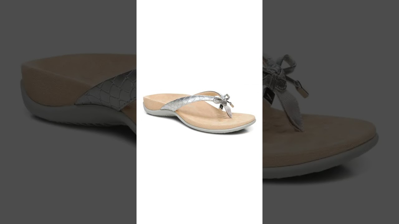 Watch Vionic Bella - Women's Orthotic Thong Sandals video