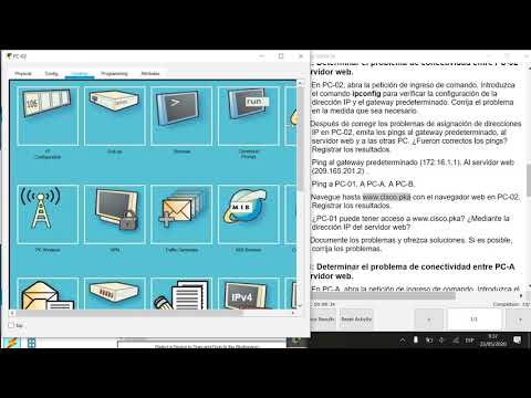 Práctica 11.4.3.6 Packet Tracer.