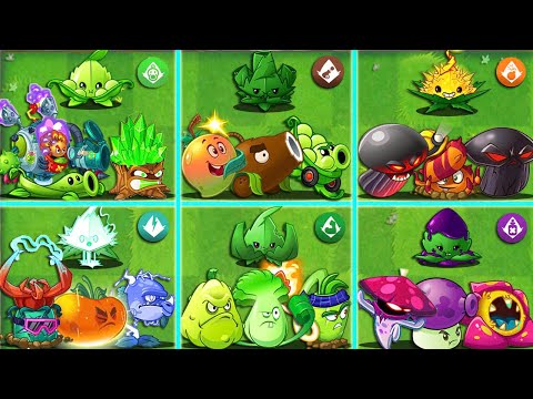 Random 6 Team Plants & MInt battlez - PVZ 2 Plant Team Vs Team Plant
