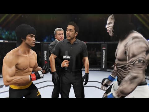 Bruce Lee vs. Crazy Lucifer - EA Sports UFC 2 - Dragon Fights